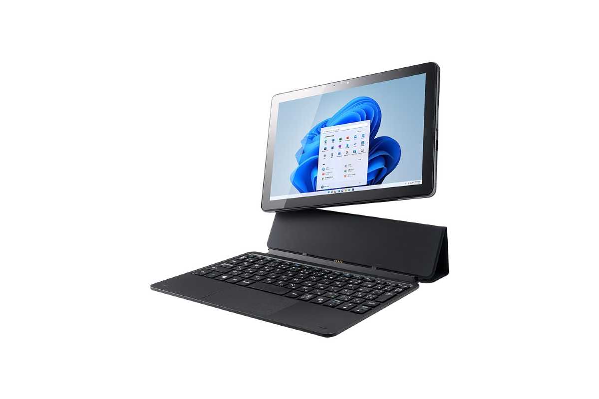 mouse M0 | マウスのWin11搭載10.1型2in1タブレット、自宅も外も場所を