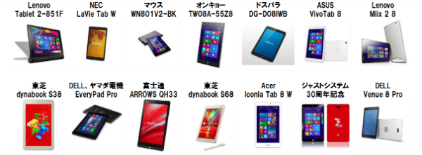 Endeavor TB01S」エプソンが8インチWin8.1 with Bing搭載タブレットを