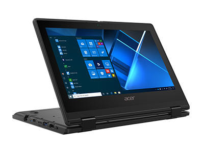 「TravelMate Spin B3」AcerのWin10 Pro E搭載11.6型回転式2in1、補助金で導入できる価格