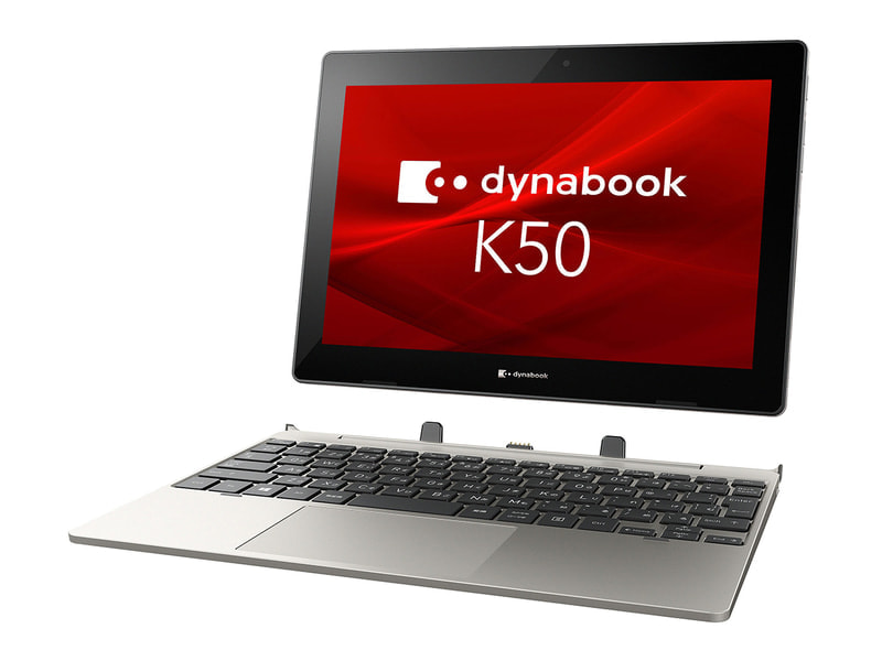 dynabook K60とK50」DynabookのWin10 Pro搭載10.1型着脱式2in1、堅牢性 ...