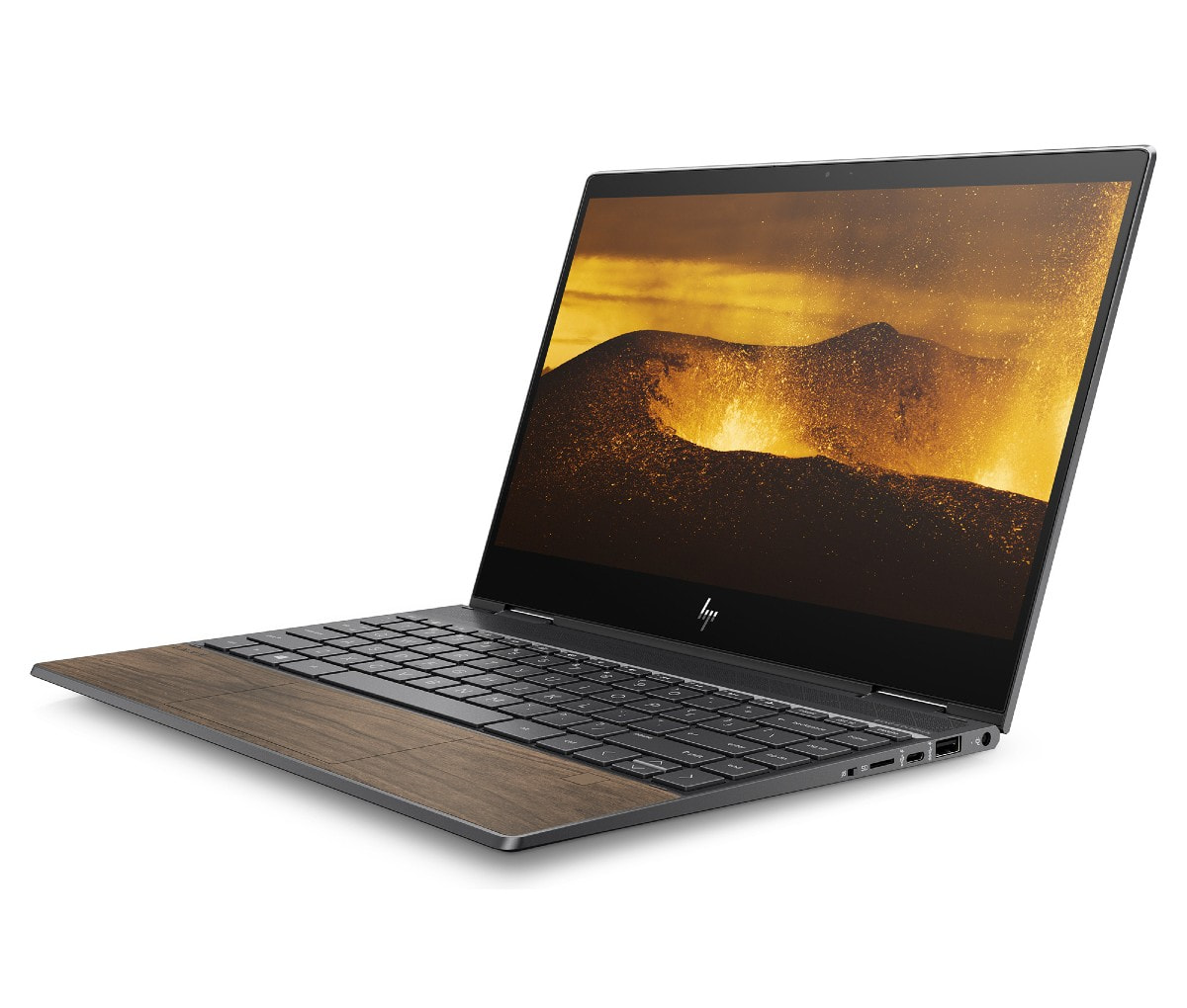 「ENVY 13 x360」「ENVY 15 x360」HPのWin10搭載回転式2-in-1、パームレスト部分に天然木材採用