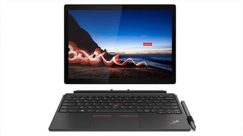 「ThinkPad X12 Detachable」LenovoのWin10搭載12.3型着脱式2in1、機動性と堅牢性を備えたモデル