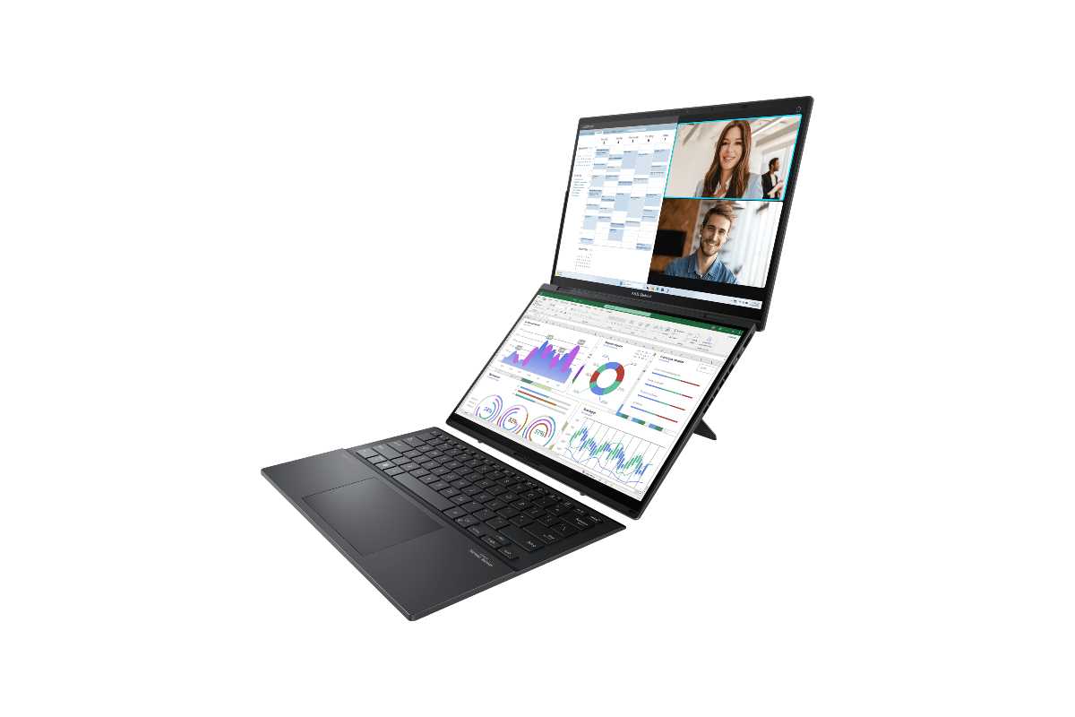 Zenbook DUO UX8406CA | ASUSのWin11搭載14.0デュアルディスプレイ、AI